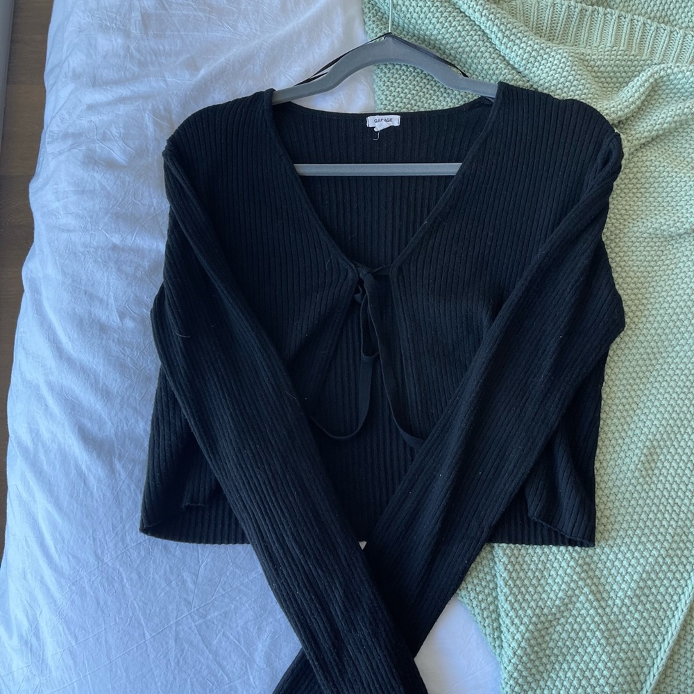 Garage Tie-Up Cardigan
